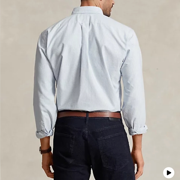 Polo Ralph Lauren Striped Oxford Shirt 4XB - Picture 3 of 7